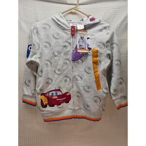 Kids Disney sweater Monsters Inc Boo lightning McQueen Dory Hoodie Sz 7  6712